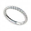 Vintage Platinum Wedding Band with rope Design with Rope Design PWRW1022HC